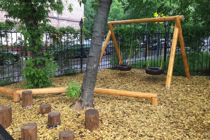 Как рассчитать сколько надо гальки или каменной крошки для детской или спортивной площадки  