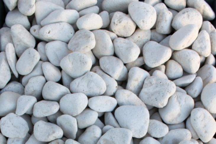 Белая галька галтовка (20-40 мм.)  купить в Ярославле от производителя, без посредников