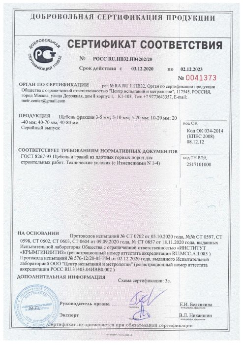 Сертификат на розовый мрамор в Ярославле 