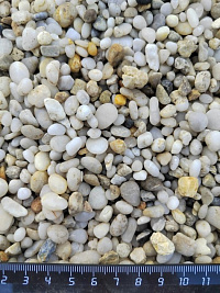 Галька крымская жемчужная фр. 5-10 мм.  купить в Ярославле фото Камень Клуб