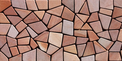 Kamenclub.ru: Песчаник брусчатка (Готика) art PSK-L-01  купить в Ярославле    2600 руб/кв.м    фото КАМЕНЬ КЛУБ