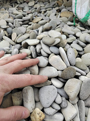 Галька черноморская фр. 40-70 мм.  купить в Ярославле фото Камень Клуб