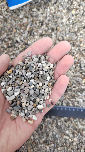фото Галька черноморская фр. 3-5 мм. купить в Ярославле  в интернет-портале КАМЕНЬ КЛУБ
