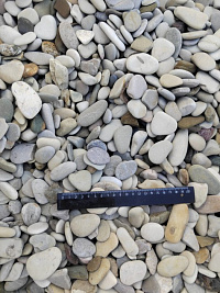 Галька черноморская фр. 20-40 мм.  купить в Ярославле фото Камень Клуб
