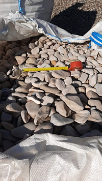 Галька каспийская фр. 40-70 мм.  купить в Ярославле фото Камень Клуб