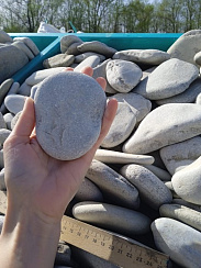 Галька черноморская фр. 100-150 мм.  купить в Ярославле фото Камень Клуб