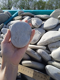 Галька черноморская фр. 100-150 мм.  купить в Ярославле фото Камень Клуб