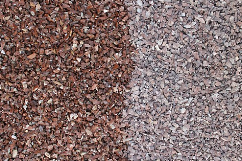 Kamenclub.ru: Мраморная крошка (щебень крошка розовый) фр. 5-10 мм.  купить в Ярославле мрамор розовый, красный щебень колотый ландшафтный декоративный  11000 руб/т   фото КАМЕНЬ КЛУБ