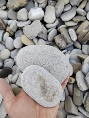 Галька черноморская фр. 50-100 мм.  купить в Ярославле фото Камень Клуб