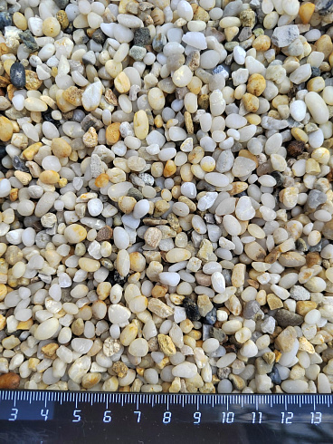 фото Галька крымская жемчужная фр. 3-5 мм. купить в Ярославле  в интернет-портале КАМЕНЬ КЛУБ