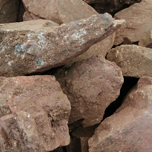 фото Яшма красная  (фр. 70-100 мм)  купить в Ярославле в интернет-портале КАМЕНЬ КЛУБ