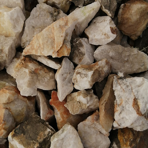 фото Кварц ( фр. 70-100 мм)  купить в Ярославле в интернет-портале КАМЕНЬ КЛУБ