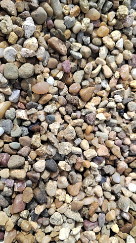 Kamenclub.ru: Галька окат (серо-желтая) фр.5-10 мм. купить  в Ярославле галька речная рыжий, желтый, рыжий, серо-желтый речная окатанная галька декоративная 5000 руб/т   фото КАМЕНЬ КЛУБ