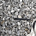 Kamenclub.ru: Щебень галтованный черный (мрамор) фр.40-70 мм.  купить в Ярославле мрамор черный с белыми прожилками, черный, белый щебень галтованный округлый 13500 руб/т   фото КАМЕНЬ КЛУБ