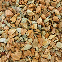 Kamenclub.ru: Щебень крошка желтый (ЗЛАТОЛИТ) фр. 40-70 мм.  купить в Ярославле златолит мрамор бежевый, золотистый, желтый декоративный щебень  12000 руб/т   фото КАМЕНЬ КЛУБ