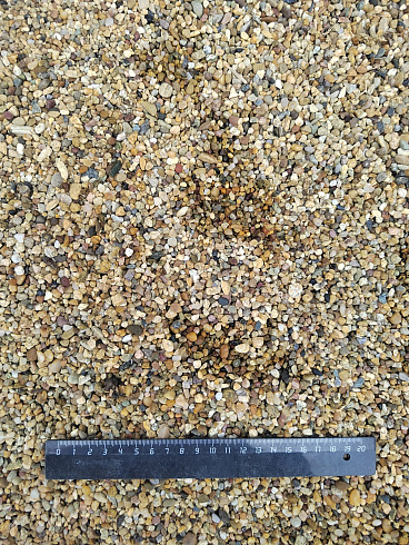 Галька речная окат (рыжая) фр.3-5 мм купить в Ярославле 