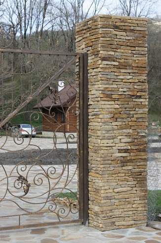 Kamenclub.ru: Песчаник (хворост) art PSG-5-06  купить в Ярославле    1 900 руб/кв.м   фото КАМЕНЬ КЛУБ