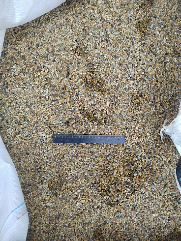 Галька речная окат (рыжая) фр.3-5 мм купить в Ярославле 