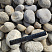 Kamenclub.ru: Галька речная окат (серо-белая) фр. 70-120 мм купить  в Ярославле галька галечник бело-серая, серо-белая, серая, белая речная природная галька  8000 руб/т   фото КАМЕНЬ КЛУБ