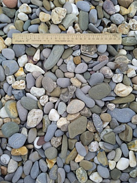 Галька крымская прибрежная фр. 20-40 мм.  купить в Ярославле фото Камень Клуб