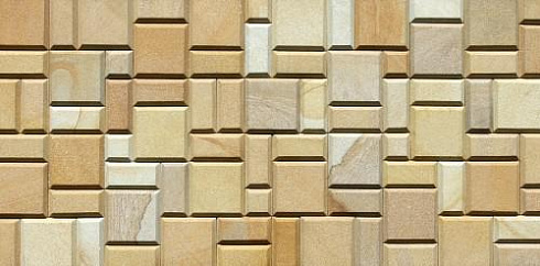 Kamenclub.ru: Песчаник (Римская кладка) art PSG-L-02  купить в Ярославле    3750 руб/кв.м   фото КАМЕНЬ КЛУБ