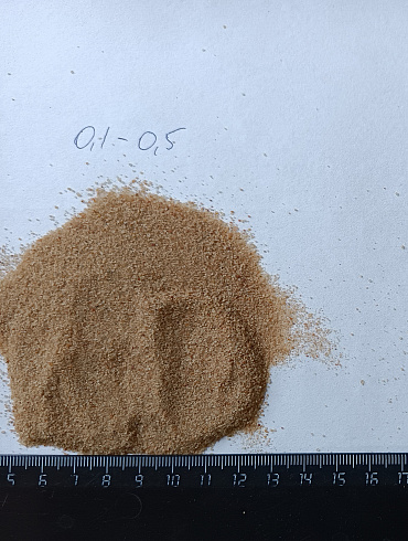 Кварцевый песок для площадок фр. 0,1-0,5 мм.  купить в Ярославле фото Камень Клуб