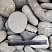 Kamenclub.ru: Галька речная окат (темно-серая) фр. 70-150 мм. купить  в Ярославле галька речная темно-серая, синяя, серая речная галька округлая  8000 руб/т   фото КАМЕНЬ КЛУБ