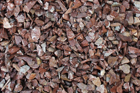 Kamenclub.ru: Мраморная крошка (щебень крошка розовый) фр. 3-5 мм.  купить в Ярославле мрамор розовый, красный декоративная ландшафтная мраморная крошка 11500 руб/т   фото КАМЕНЬ КЛУБ