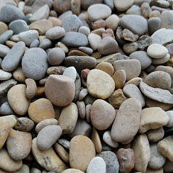 Галька каспийская фр. 3-10 мм.  купить в Ярославле фото Камень Клуб