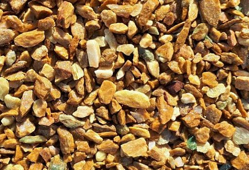 Kamenclub.ru: Щебень крошка желтый (ЗЛАТОЛИТ) фр. 20-40 мм.  купить в Ярославле златолит бежевый, золотистый, желтый декоративная каменная крошка 10800 руб/т   фото КАМЕНЬ КЛУБ