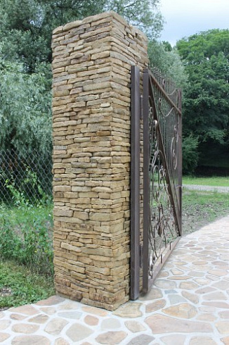 Kamenclub.ru: Песчаник (хворост) art PSG-5-06  купить в Ярославле    1 900 руб/кв.м   фото КАМЕНЬ КЛУБ