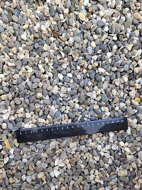 Галька крымская прибрежная фр. 5-10 мм.  купить в Ярославле фото Камень Клуб