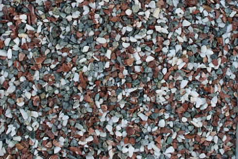 Kamenclub.ru: Мраморная крошка (щебень крошка микс: белый-розовый) фр. 10-20 мм.  купить в Ярославле мрамор белый, розовый каменный декоративный ландшафтный щебень 12000 руб/т   фото КАМЕНЬ КЛУБ