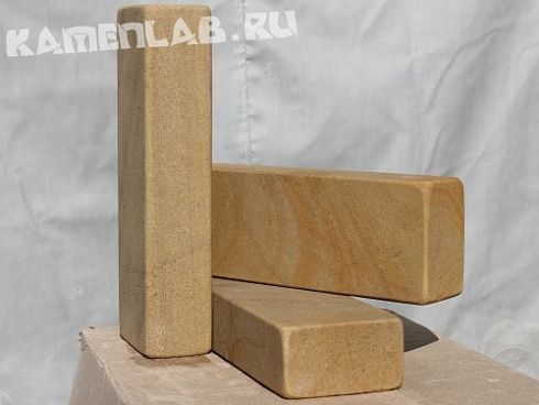 Kamenclub.ru: Бордюр садовый (песчаник) art PSG-B-01  купить в Ярославле    500 руб за 1 мп   фото КАМЕНЬ КЛУБ